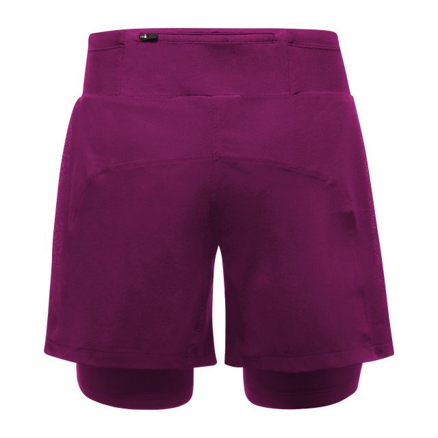 Women Running Shorts 2-in-1 Short Pants w/Pocket Wide Waistband