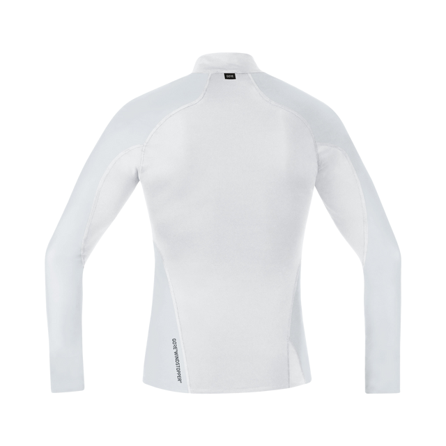 M GORE® WINDSTOPPER® Base Layer Thermo Maillot ras du cou Light Grey/White 2