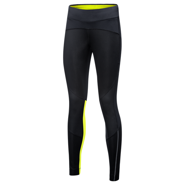 R5 Women GORE-TEX INFINIUM™ Tights Black/Neon Yellow 3