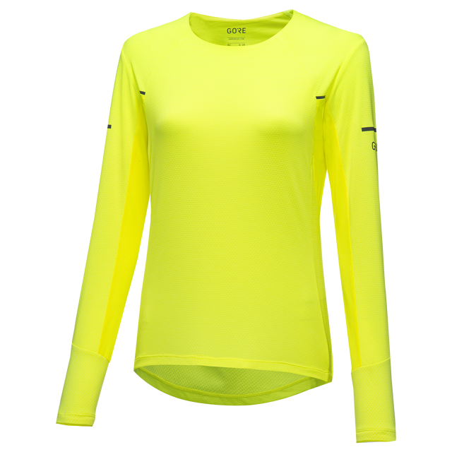 Vivid T-shirt à manches longues Femme Neon Yellow 3