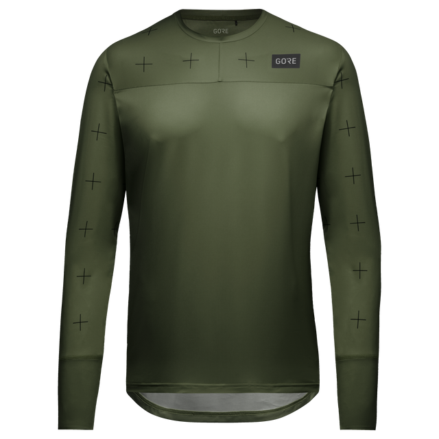 TrailKPR Daily Mallot á Manches Longues Homme Utility Green 1