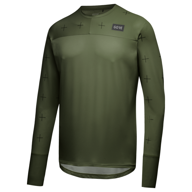 TrailKPR Daily Mallot á Manches Longues Homme Utility Green 3