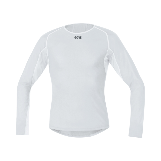 M GORE® WINDSTOPPER® Base Layer Thermo Long Sleeve Shirt Light Grey/White 1