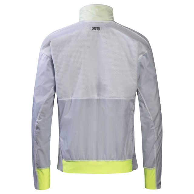 Drive Jacket Mens White/Neon Yellow 2