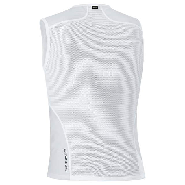 M GORE® WINDSTOPPER® Base Layer Sleeveless Shirt Light Grey/White 2