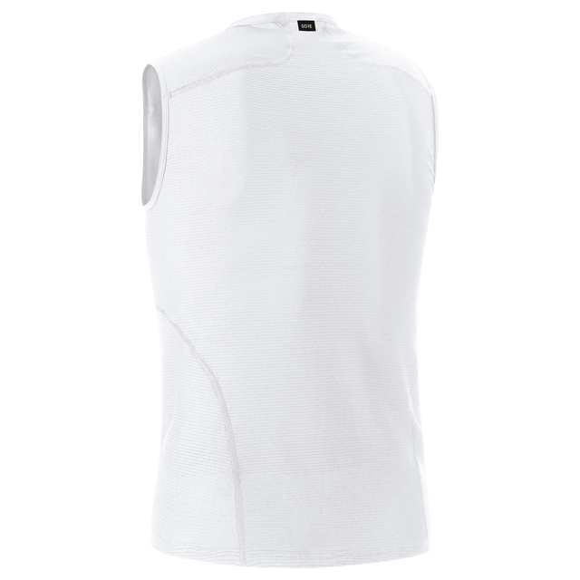 M Base Layer Sleeveless Shirt White 2