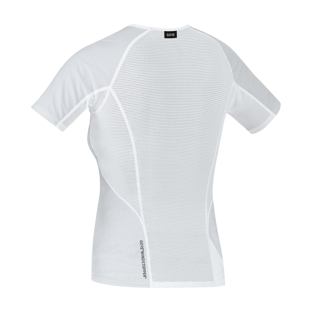 M Women GORE® WINDSTOPPER® Base Layer Shirt Light Grey/White 2