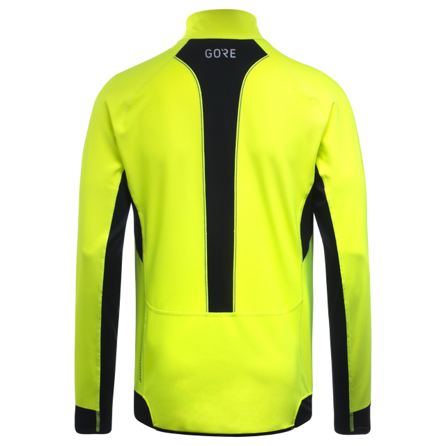 R3 Partial GORE® WINDSTOPPER® Shirt Neon Yellow/Black 2