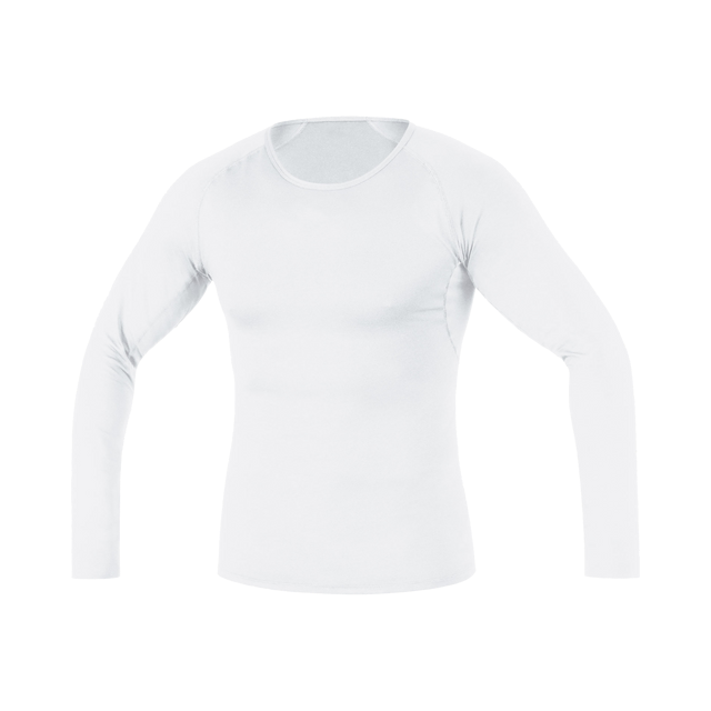 M Base Layer Long Sleeve Shirt White 1