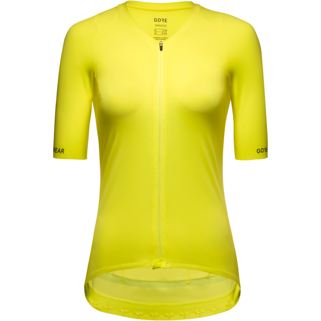 Distance Jersey Womens Washed Neon Yellow 1