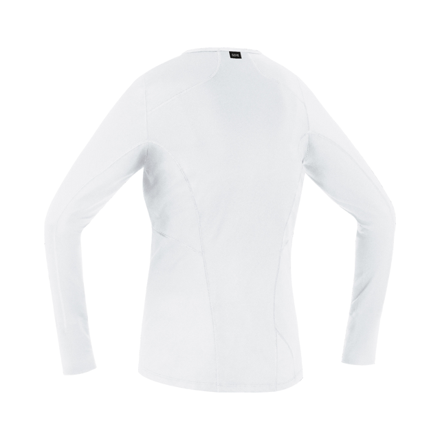 M Femme Base Layer Thermo Maillot à manches longues White 2