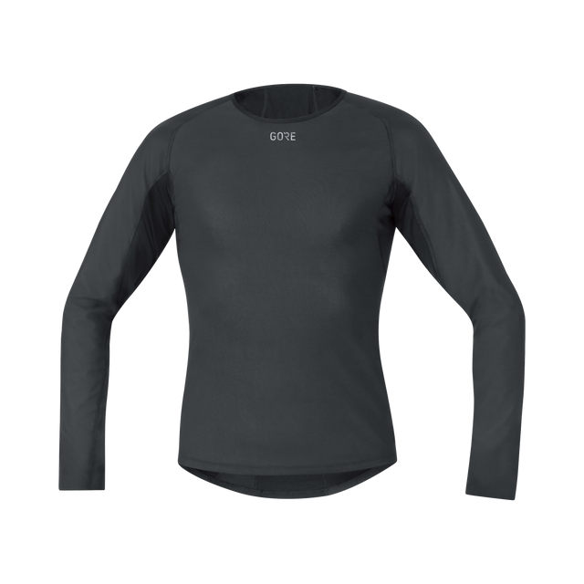 M GORE® WINDSTOPPER® Base Layer Thermo Shirt Langarm Black 1
