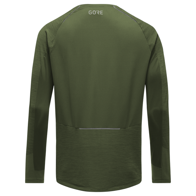 Energetic Long Sleeve Shirt Mens Utility Green 2