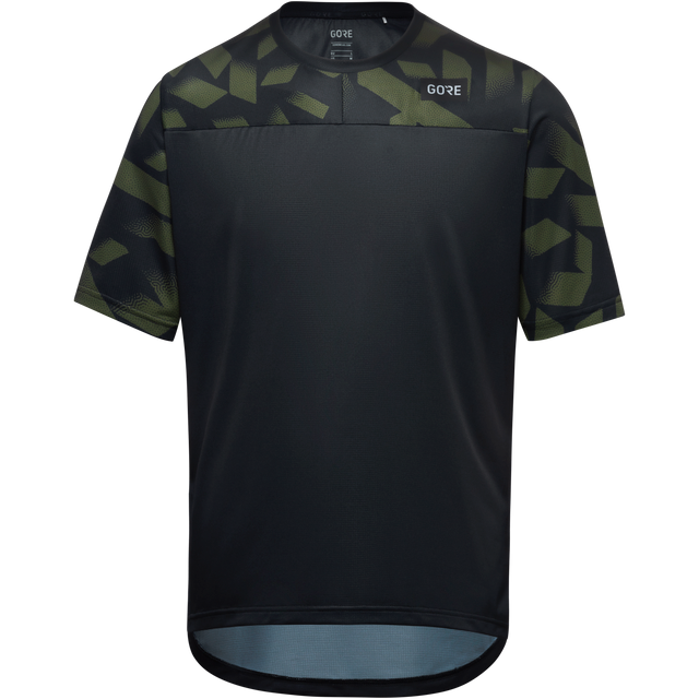 TrailKPR Daily Maillot Homme Black/Utility Green 1
