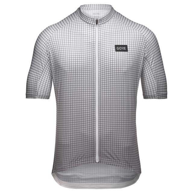 Grid Fade Jersey Mens Lab Gray/White 1