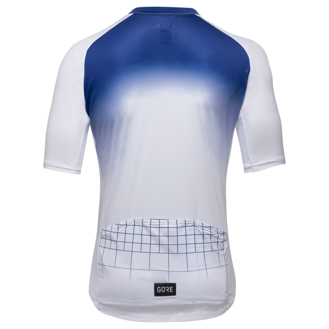 Maillot Grid Fade 2.0 Homme White/Ultramarine Blue 2
