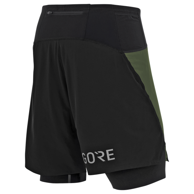 R7 2in1 Shorts Utility Green/Black 2