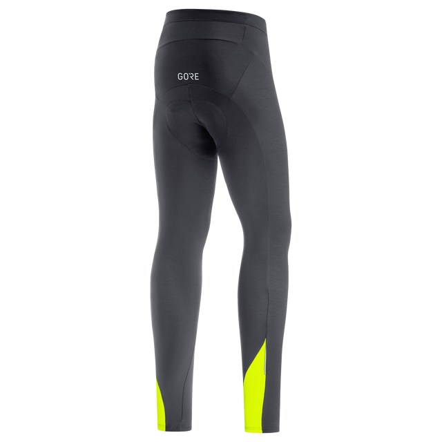 C3 Thermo Tights Black/Neon Yellow 2