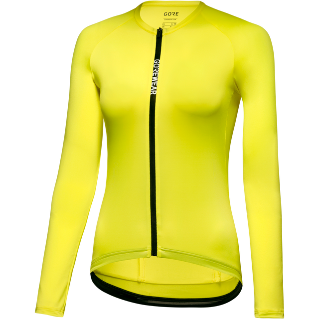 Maglia Manica Lunga Spinshift Donna Washed Neon Yellow 3