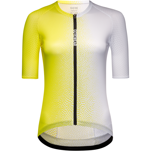 Maglia Spinshift Breathe Donna Washed Neon Yellow/White 1