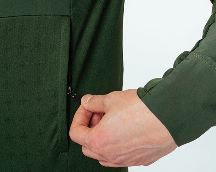 Side zip pockets