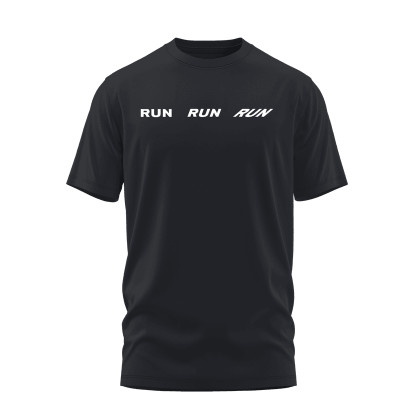 Tee-shirt graphique avec logo Run