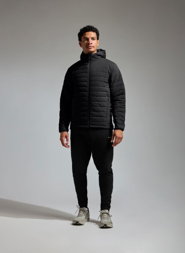 Leichte Hybrid WINDSTOPPER® Pufferjacke Herren
