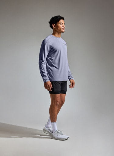 Everyday Logo Tech Long Sleeve Tee Mens