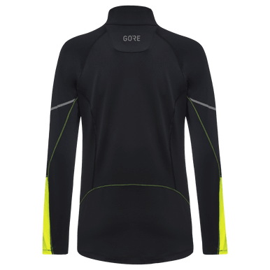 M Damen Mid Zip Shirt langarm