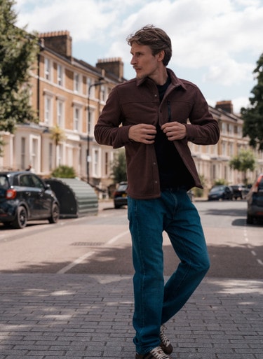 Hybrid Fleece Flannel Shirt Mens