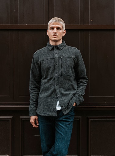 Camisa polar Hybrid Hombre