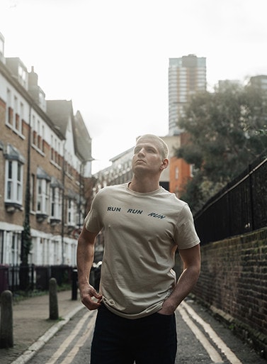 Run Logo Graphic Tee