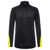 M Women Mid Long Sleeve Zip Shirt